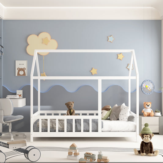 Cozy Twin House Bed