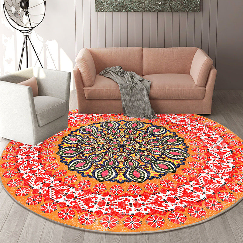 Chic Round Living Room Rug