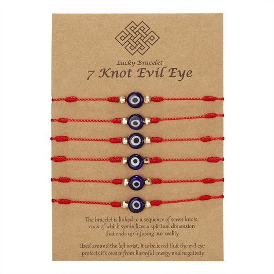 Evil Eye Lucky Charm Bracelet Set