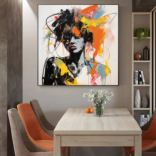 Banksy-Inspired Wall Canvas