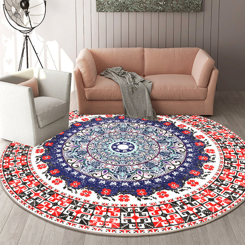Chic Round Living Room Rug