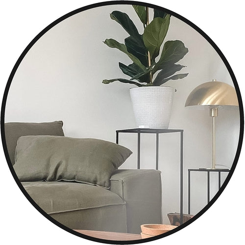Sleek Round Bathroom Mirror