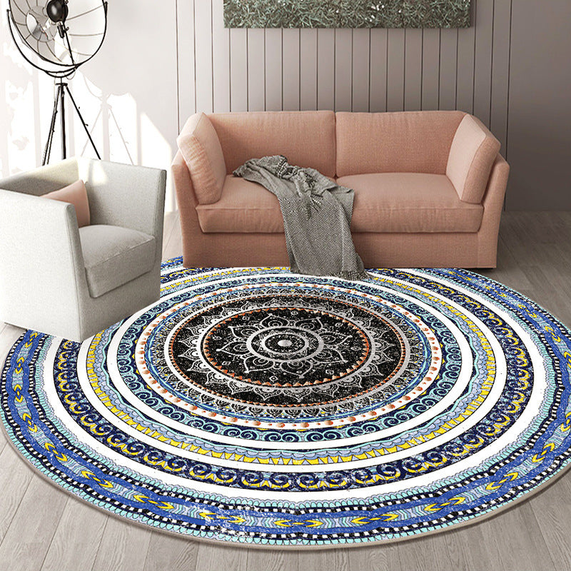 Chic Round Living Room Rug
