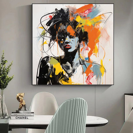 Banksy-Inspired Wall Canvas