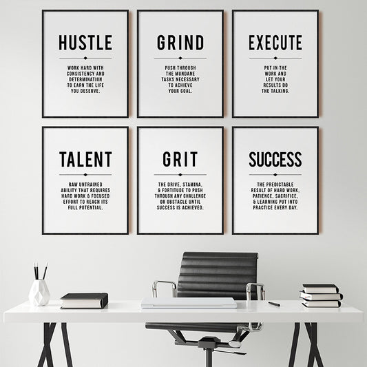 Chic Office Wall Art
