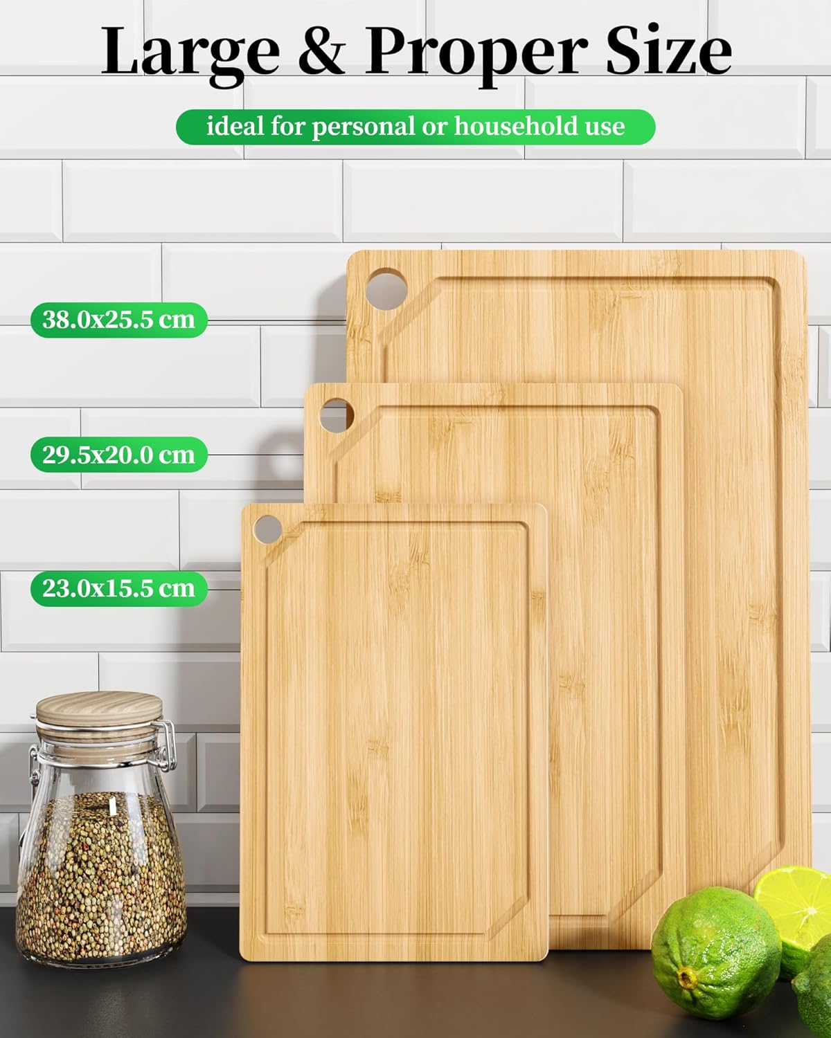Bamboo Kitchen Helper Boards