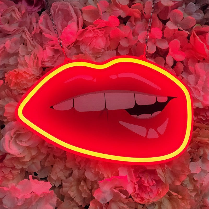 Vibrant Neon Bar Lights
