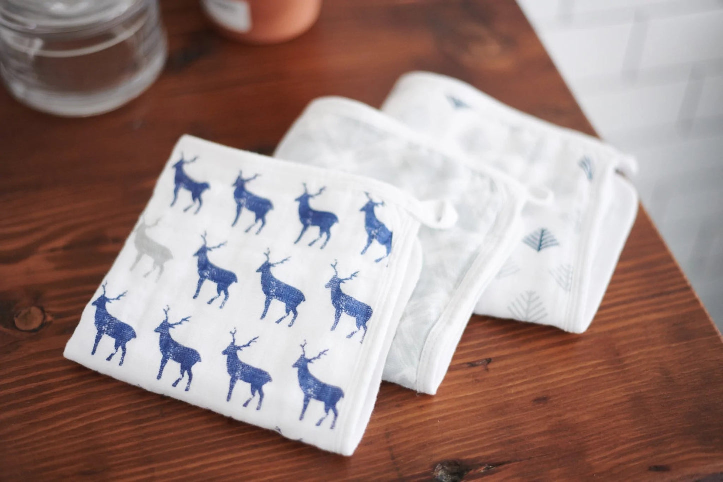 Soft Cotton Washcloth Trio