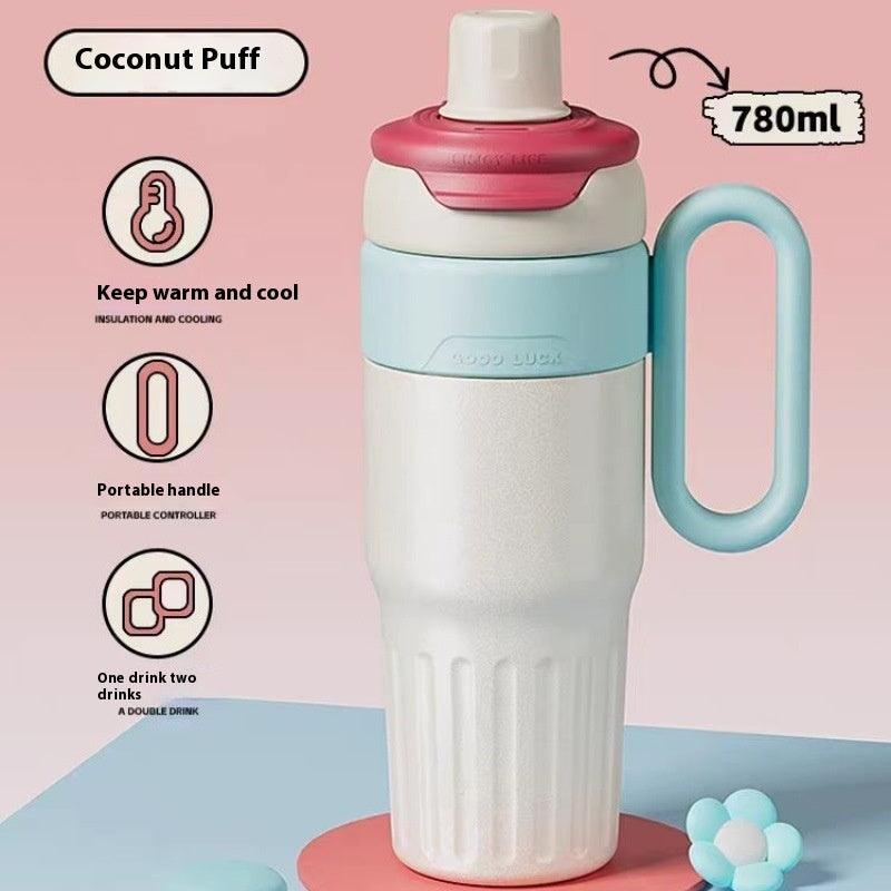 Thermal Cup Stainless Steel With Lid Coffee Cup