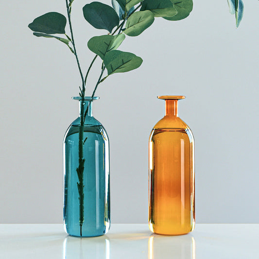 Stained Glass Vase Decor