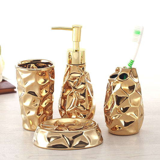 Golden Luxury Bathroom Set