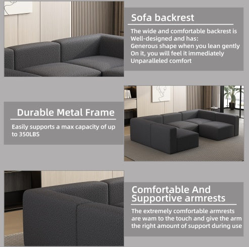 Comfy Convertible Sofa Set