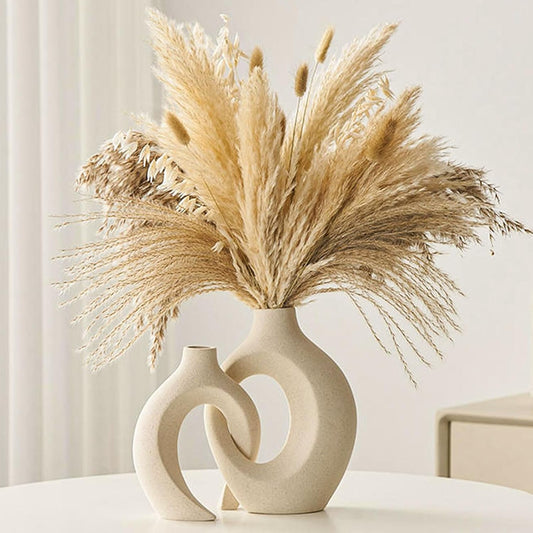 Elegant Ceramic Hug Vases