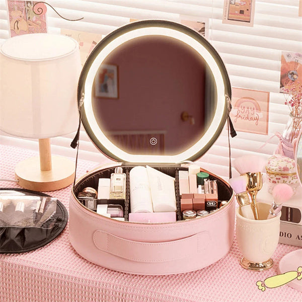 Smart LED Travel Makeup Case