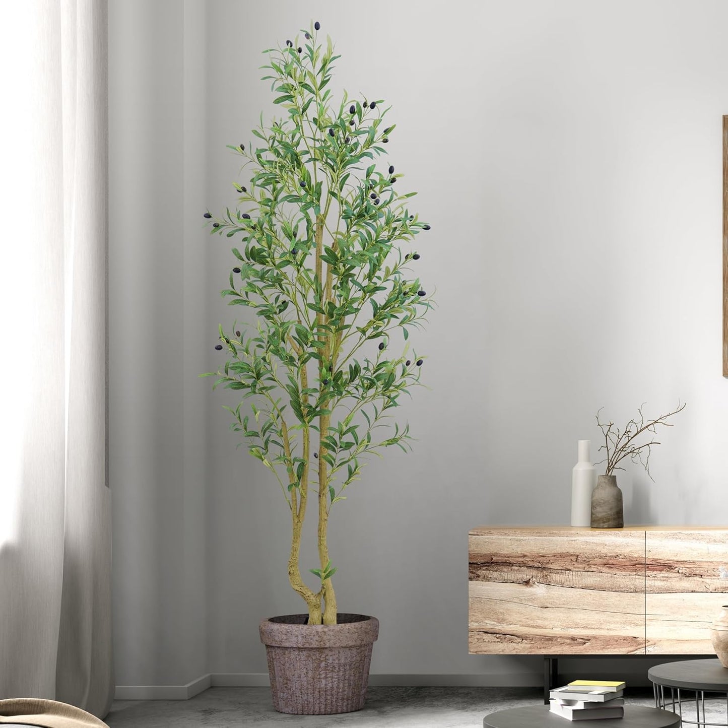 Realistic Olive Tree Decor