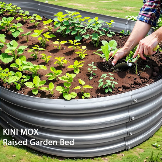 Galvanized Garden Planter Box