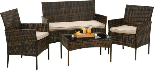 Chic Rattan Patio Set