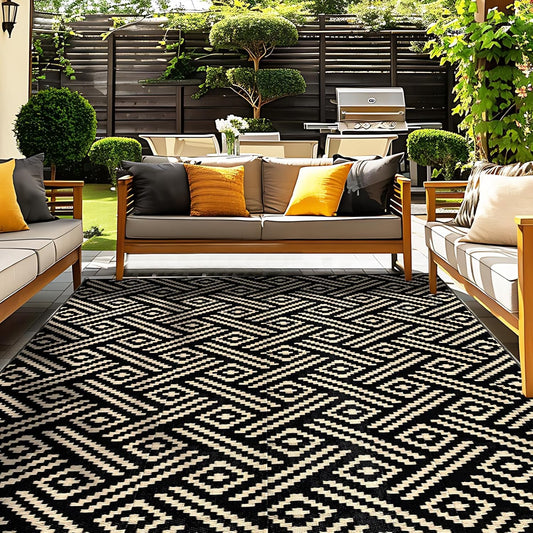 OPPODREAM Reversible Outdoor Rug