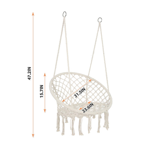 Cozy Cotton Hanging Chair