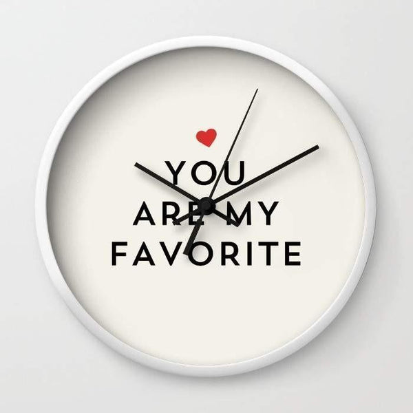Favorite Moments Wall Clock