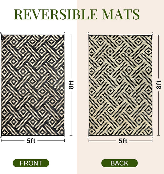 OPPODREAM Reversible Outdoor Rug