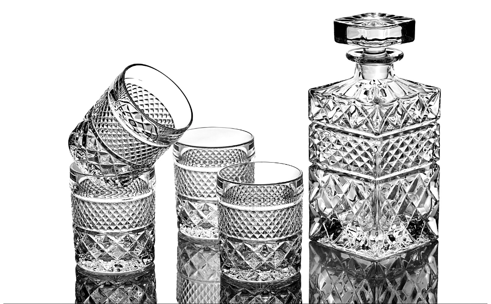 Elegant Whiskey Decanter Set