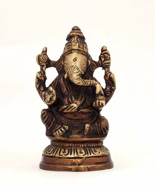 Ganesha Lotus Statue