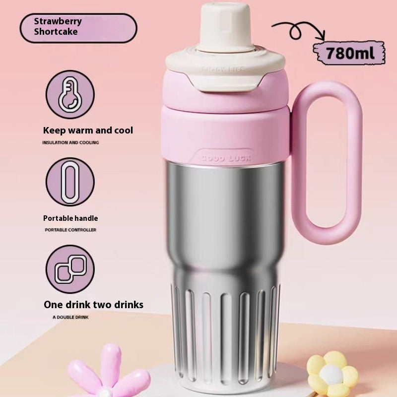 Thermal Cup Stainless Steel With Lid Coffee Cup