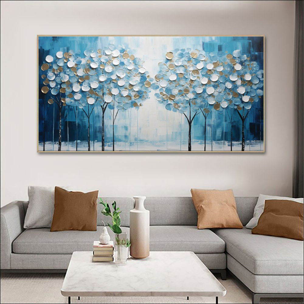 Blue Tree Canvas Art