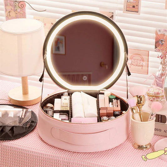 Smart LED Travel Makeup Case