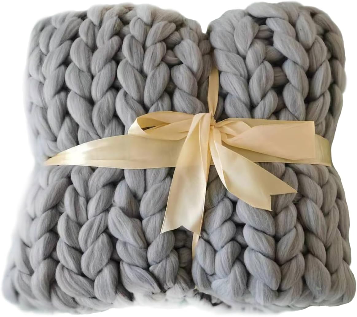 Cozy Chunky Knit Blanket