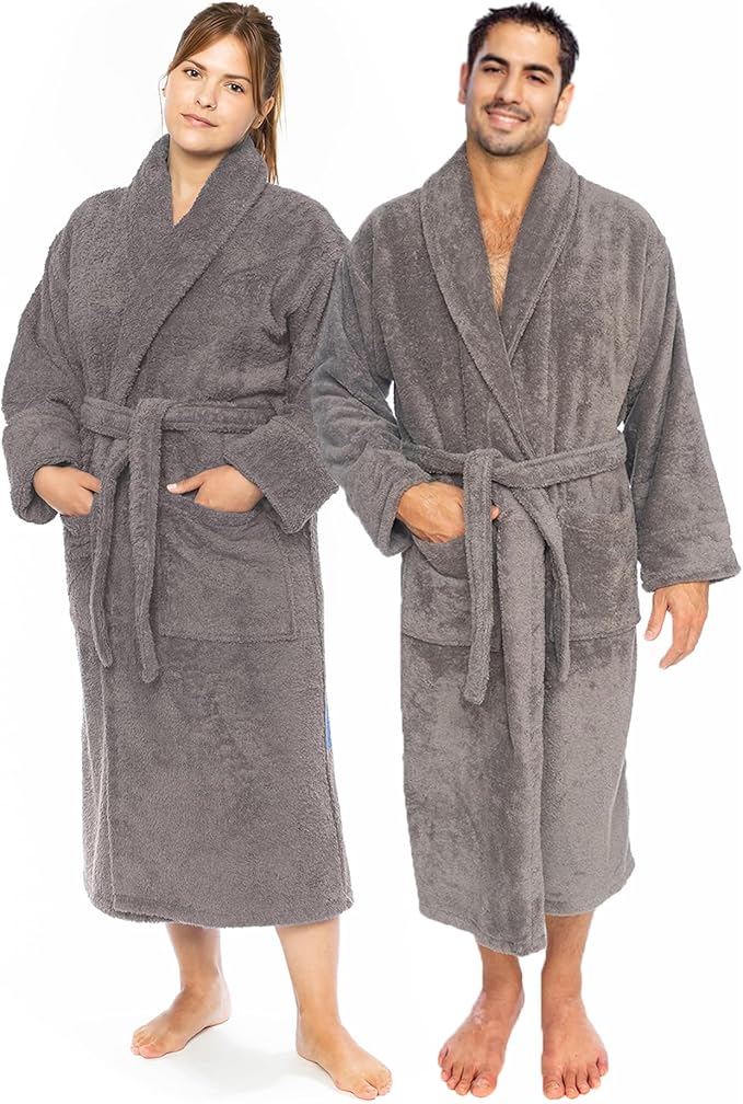 Authentic Turkish Cotton Spa Robe (True to Size)