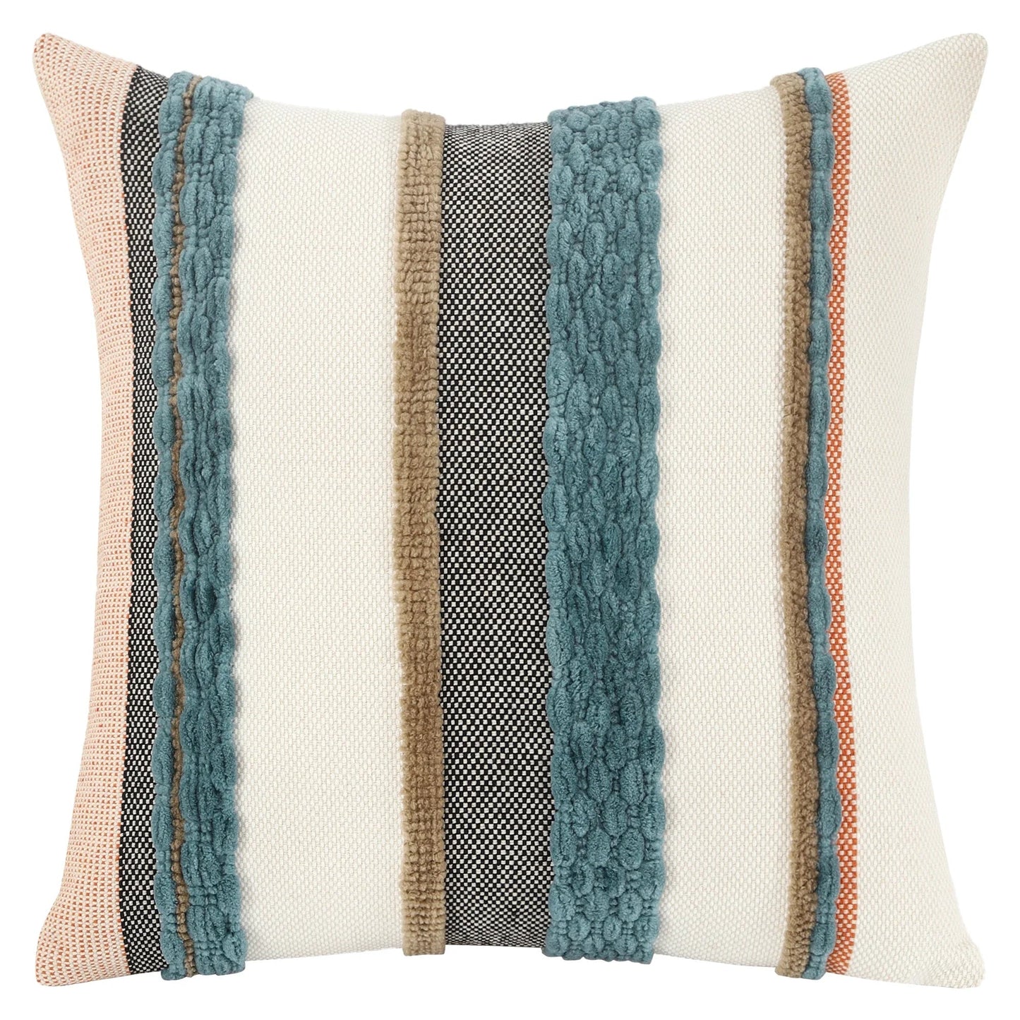 Boho Striped Throw Pillowcases