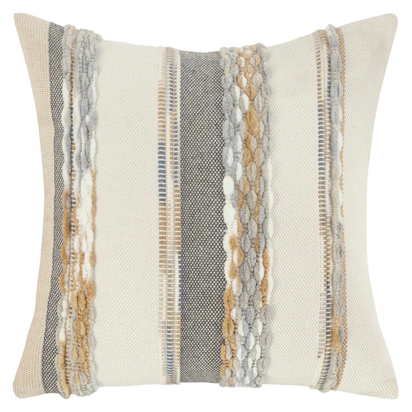 Boho Striped Throw Pillowcases