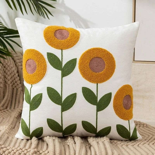 Charming Flower Cushion Cover