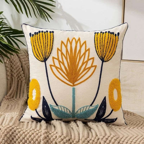 Charming Flower Cushion Cover