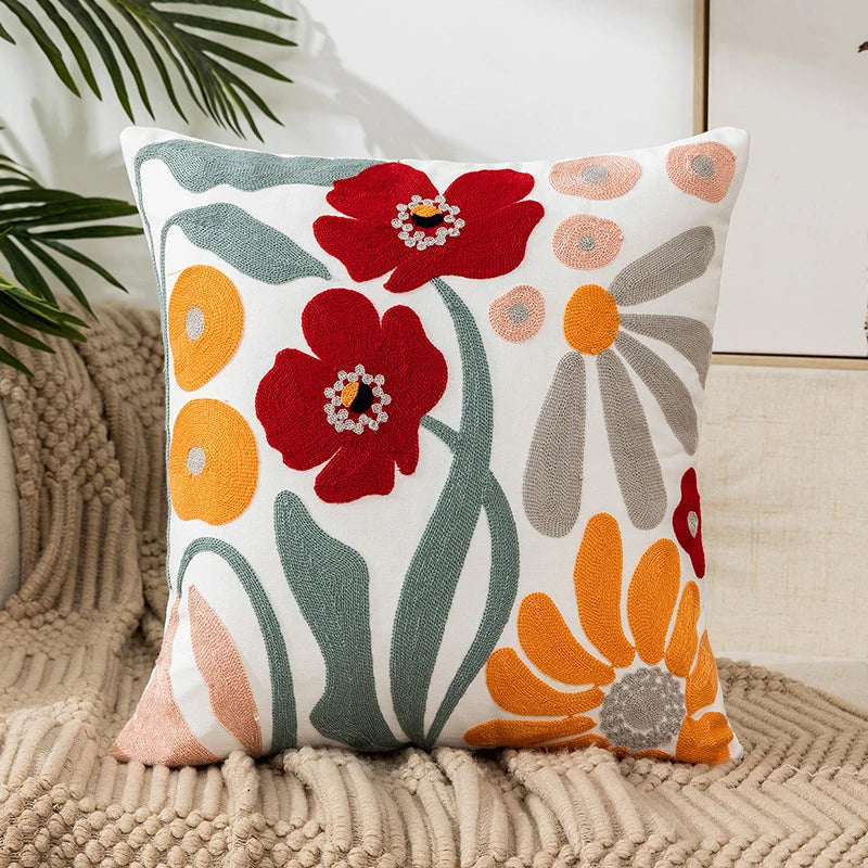 Charming Flower Cushion Cover