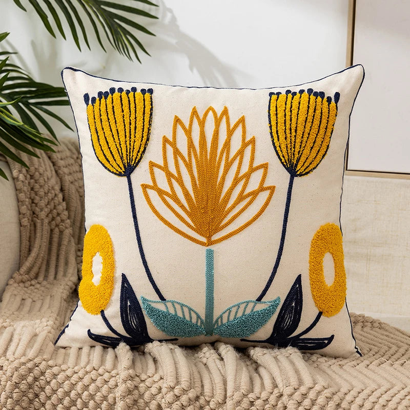 Charming Flower Cushion Cover