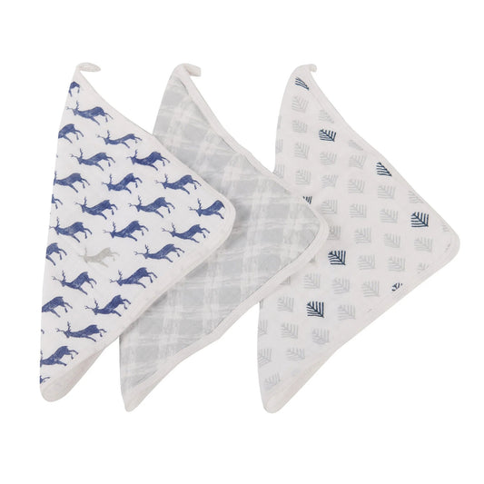 Soft Cotton Washcloth Trio