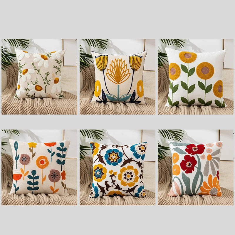 Charming Flower Cushion Cover