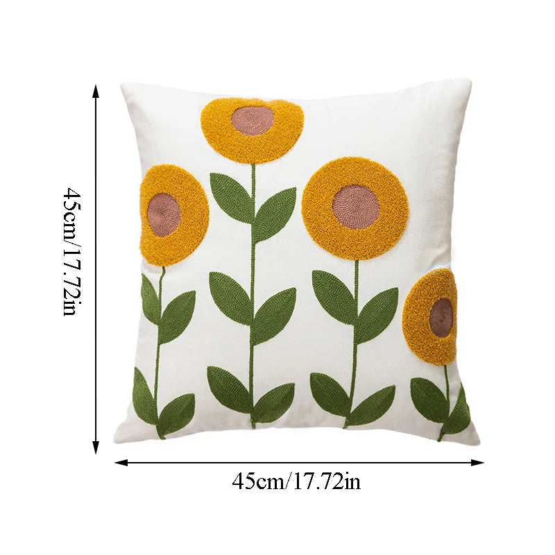 Charming Flower Cushion Cover