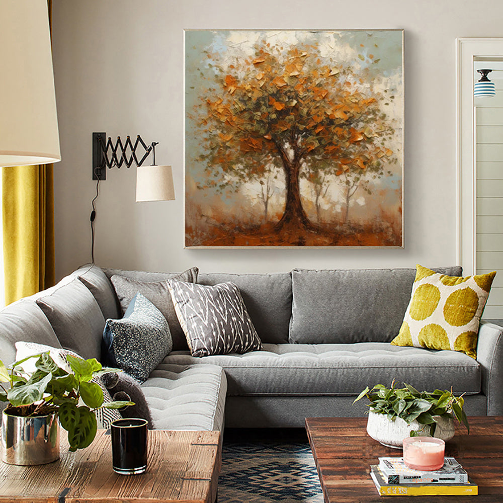 Vibrant Autumn Canvas Art