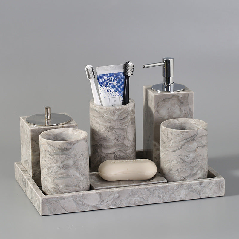 Authentic Marble Bathroom Set