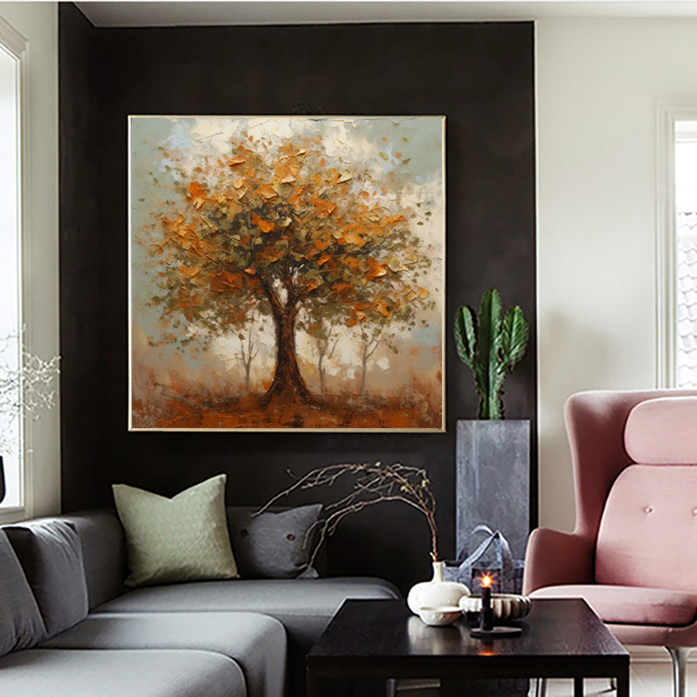 Vibrant Autumn Canvas Art