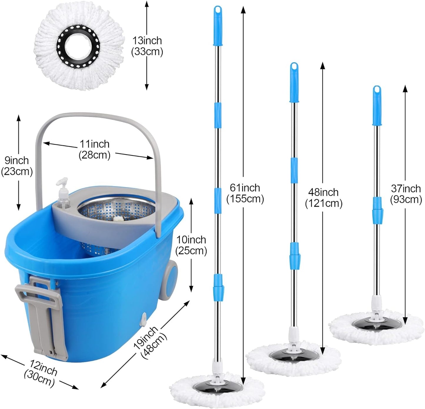 Easy Glide Spin Mop Set