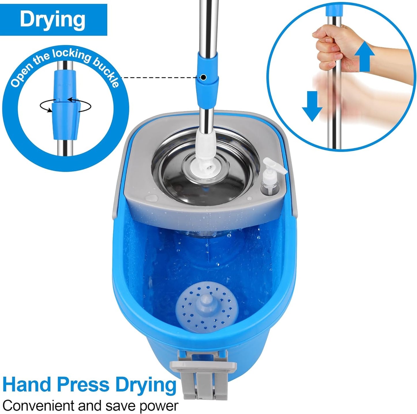 Easy Glide Spin Mop Set