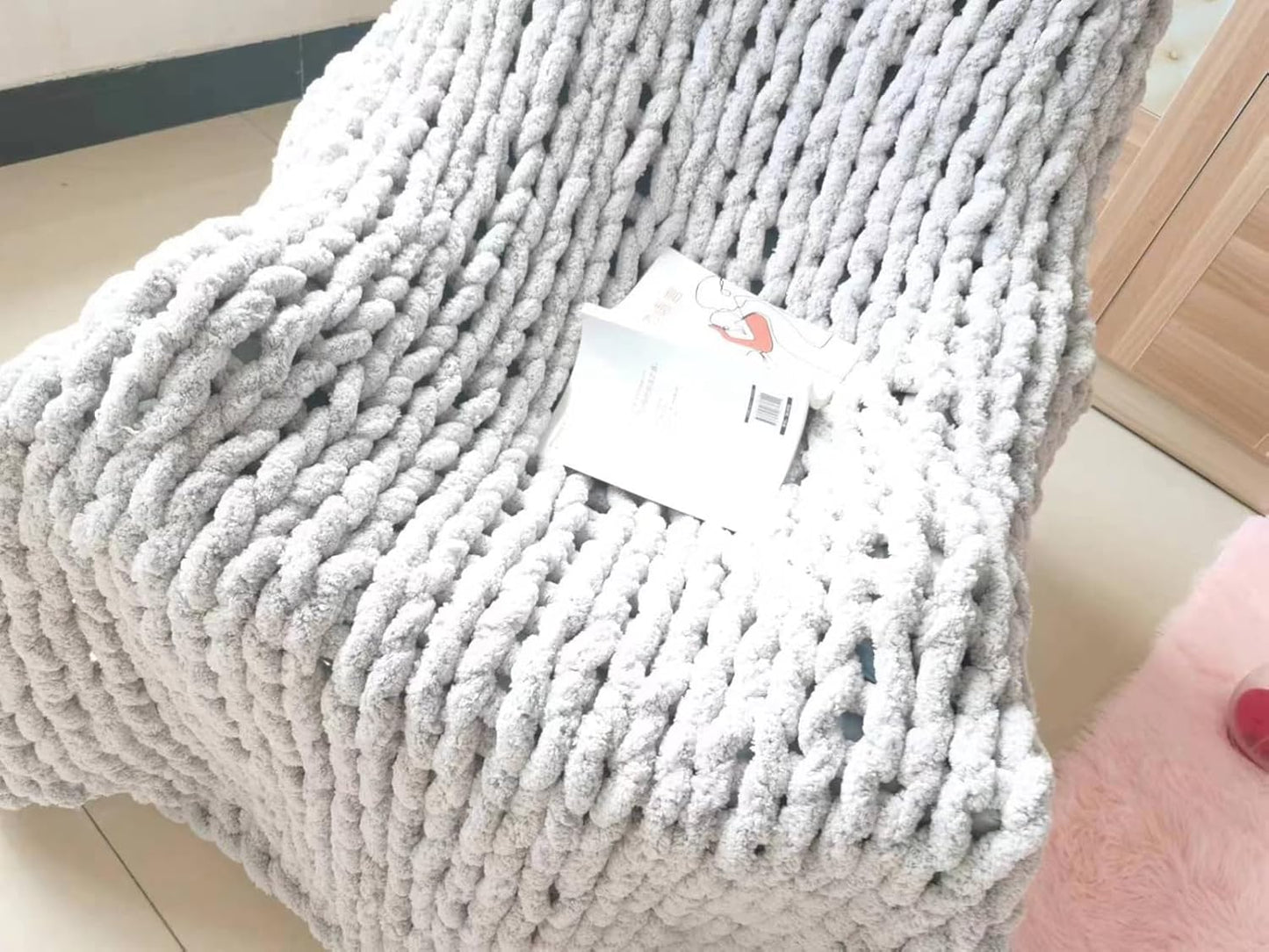 Cozy Chunky Knit Blanket