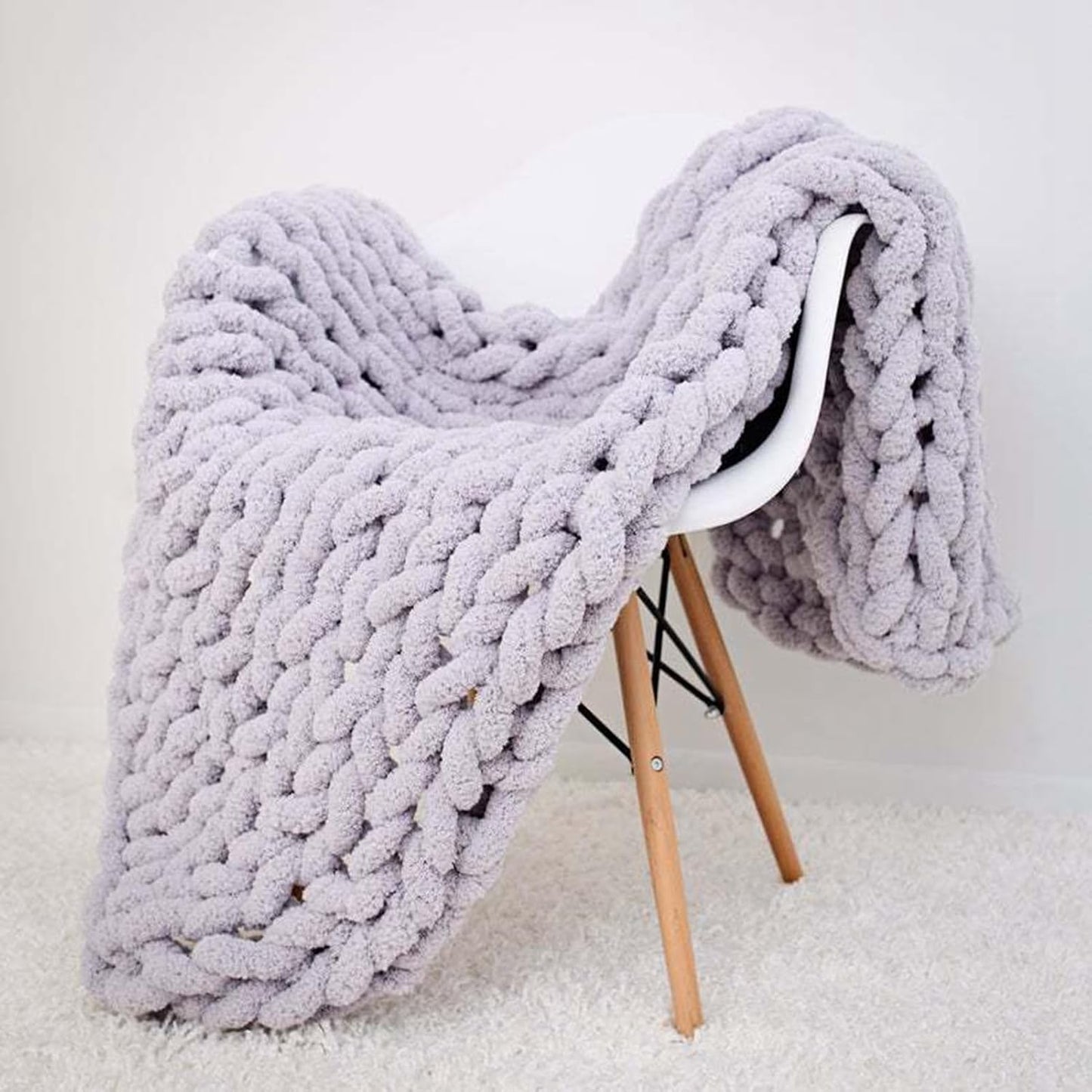 Cozy Chunky Knit Blanket