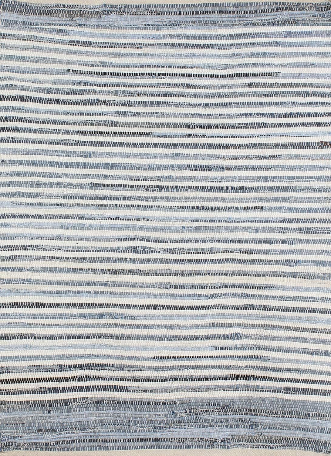 Cozy Blue Braided Rug