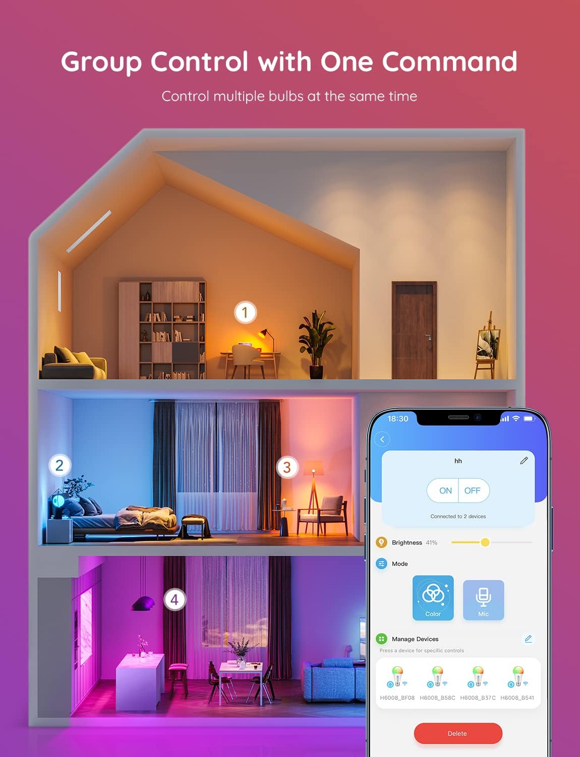 Govee Color Smart Bulbs